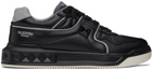 Valentino Garavani Black One Stud Sneakers