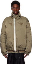 sacai Khaki Insulated Jacket