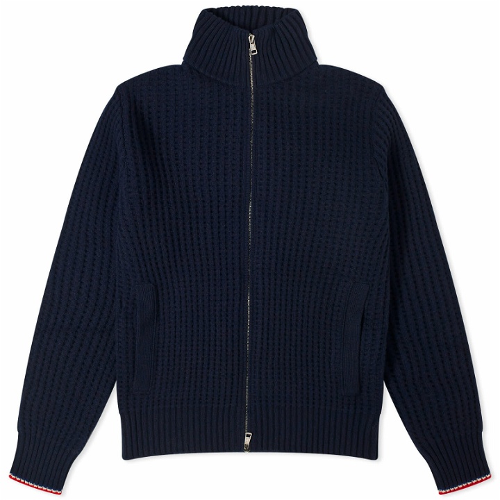 Photo: Moncler Men's Cashmere Knit in Navy