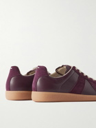 Maison Margiela - Replica Leather and Suede Sneakers - Burgundy