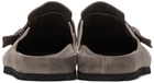 Officine Creative Grey Suede Agora 4 Sandals