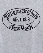 Brooks Brothers Men's Label Graphic T-Shirt | Heather Grey