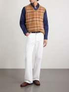 Polo Ralph Lauren - Checked Cashmere Vest - Brown