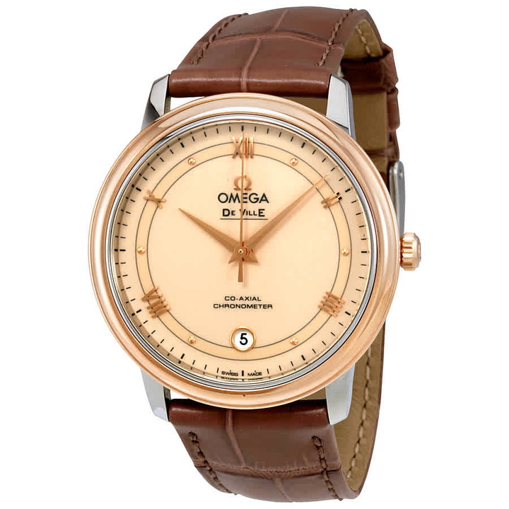 Photo: Omega De Ville Automatic Stainless Steel & Rose Gold Unisex Watch 424.23.37.20.09.001