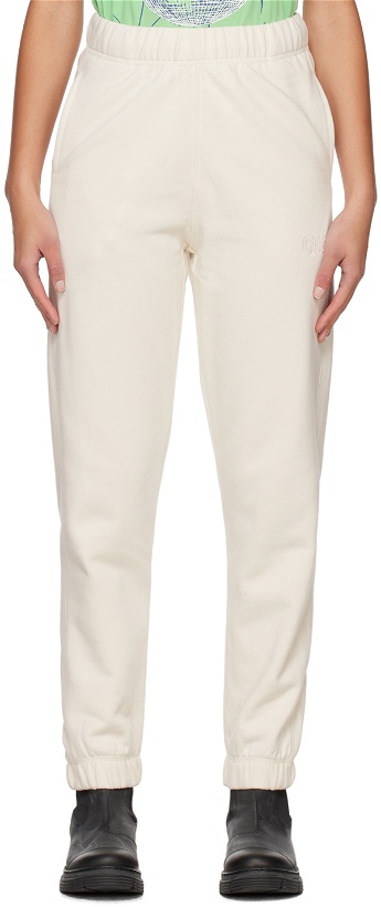 Photo: GANNI Off-White Software Elasticized Cuff Lounge Pants