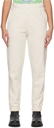 GANNI Off-White Software Elasticized Cuff Lounge Pants