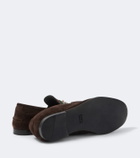 Gucci Gucci Como Horsebit suede loafers