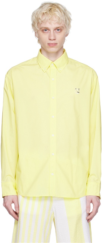 Photo: Maison Kitsuné Yellow Hotel Olympia Edition Fox Head Shirt
