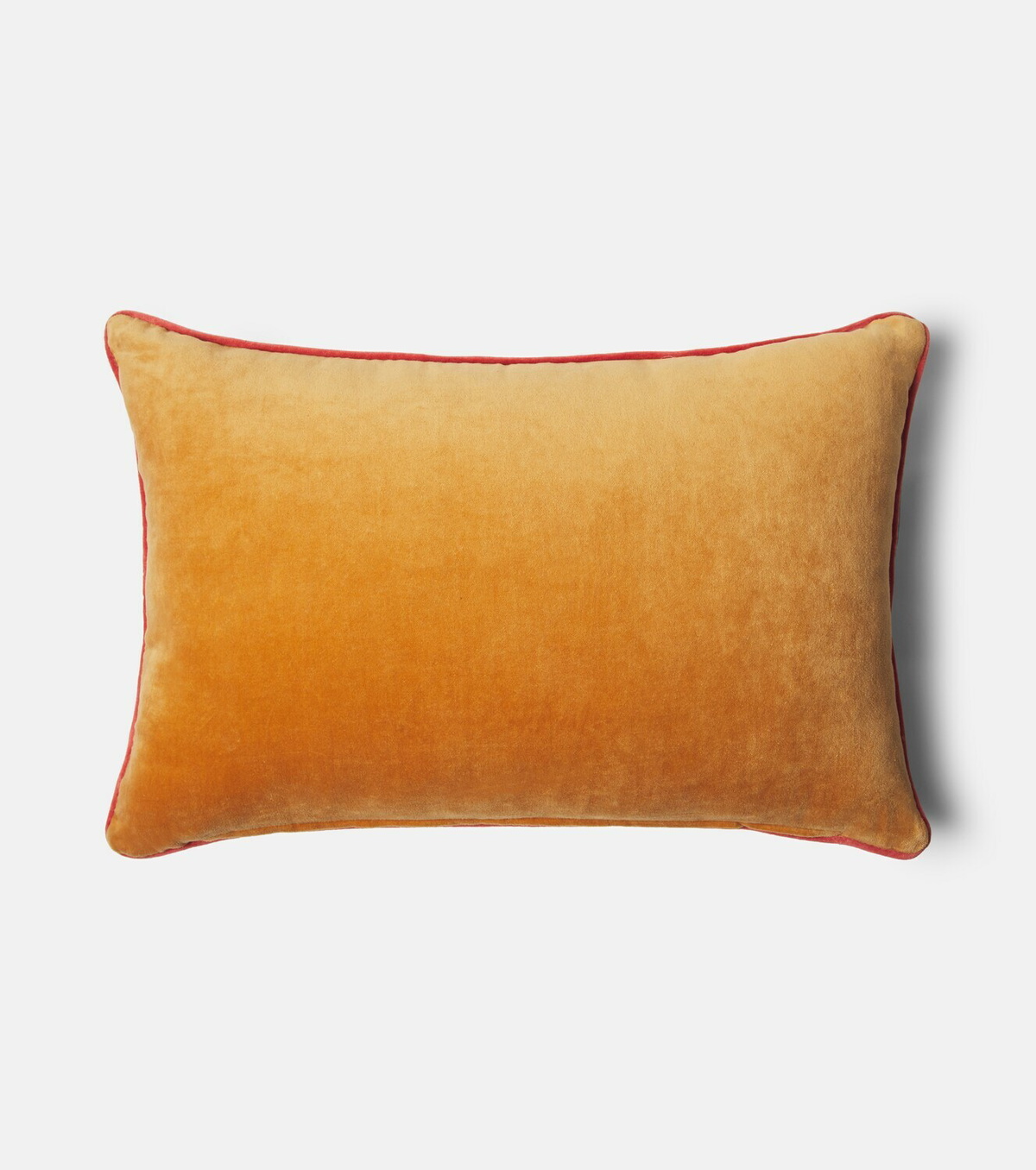 Les-Ottomans Embroidered cotton velvet cushion