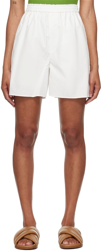 Photo: AURALEE White Drawstring Shorts