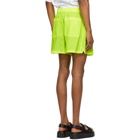 Acne Studios Yellow Ripstop Neon Shorts