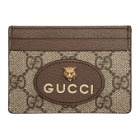 Gucci Beige Neo Vintage GG Card Holder