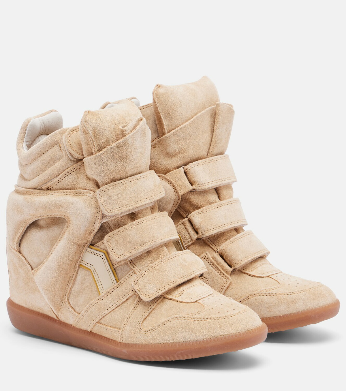 Isabel Marant Bekett suede high-top sneakers