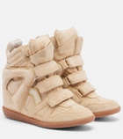 Isabel Marant Bekett suede high-top sneakers