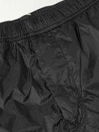 Stone Island - Straight-Leg Logo-Appliquéd Webbing-Trimmed CORDURA® Nylon-Ripstop Track Pants - Gray