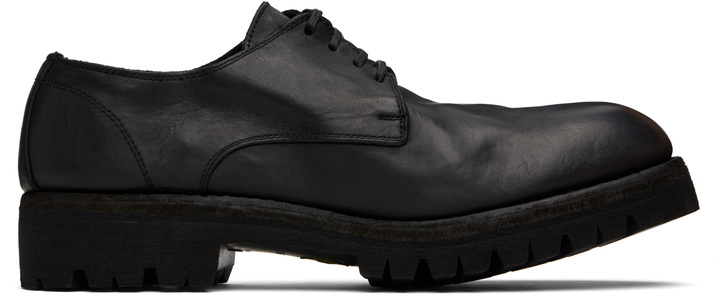 Photo: Guidi Black 792V Leather Derbys