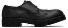 Guidi Black 792V Leather Derbys