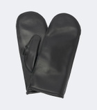 The Row Niles leather mittens