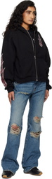AMIRI Black Pacific Football Flat Sneakers
