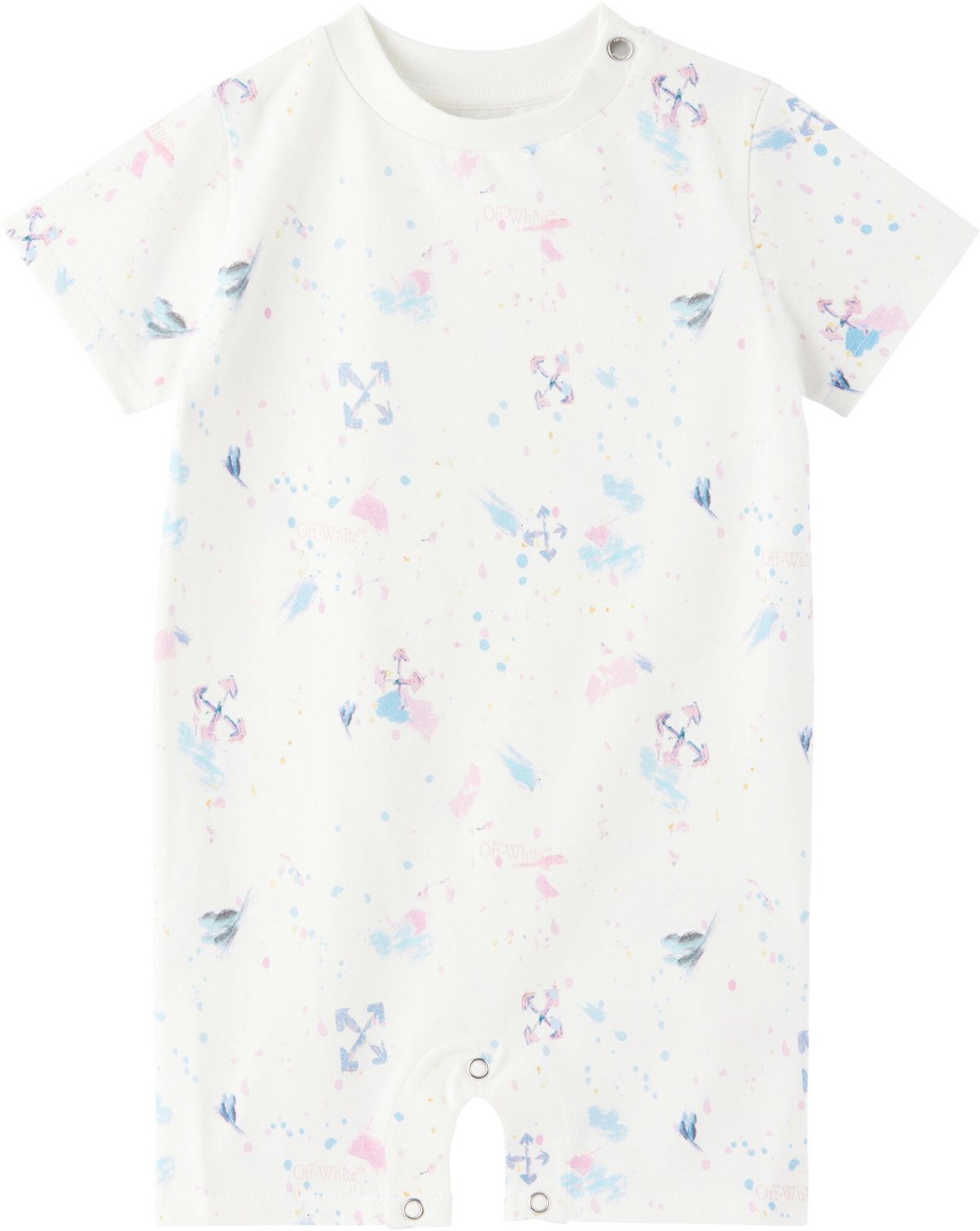 Off-White Baby White Arrow Splat Jumpsuit