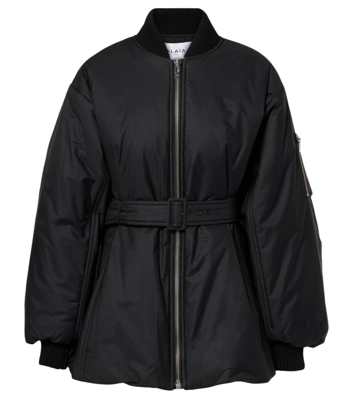 【ALAIA】Belted cotton-blend ジャケット Alaïa Belted cotton-blend jacket ALAÏA