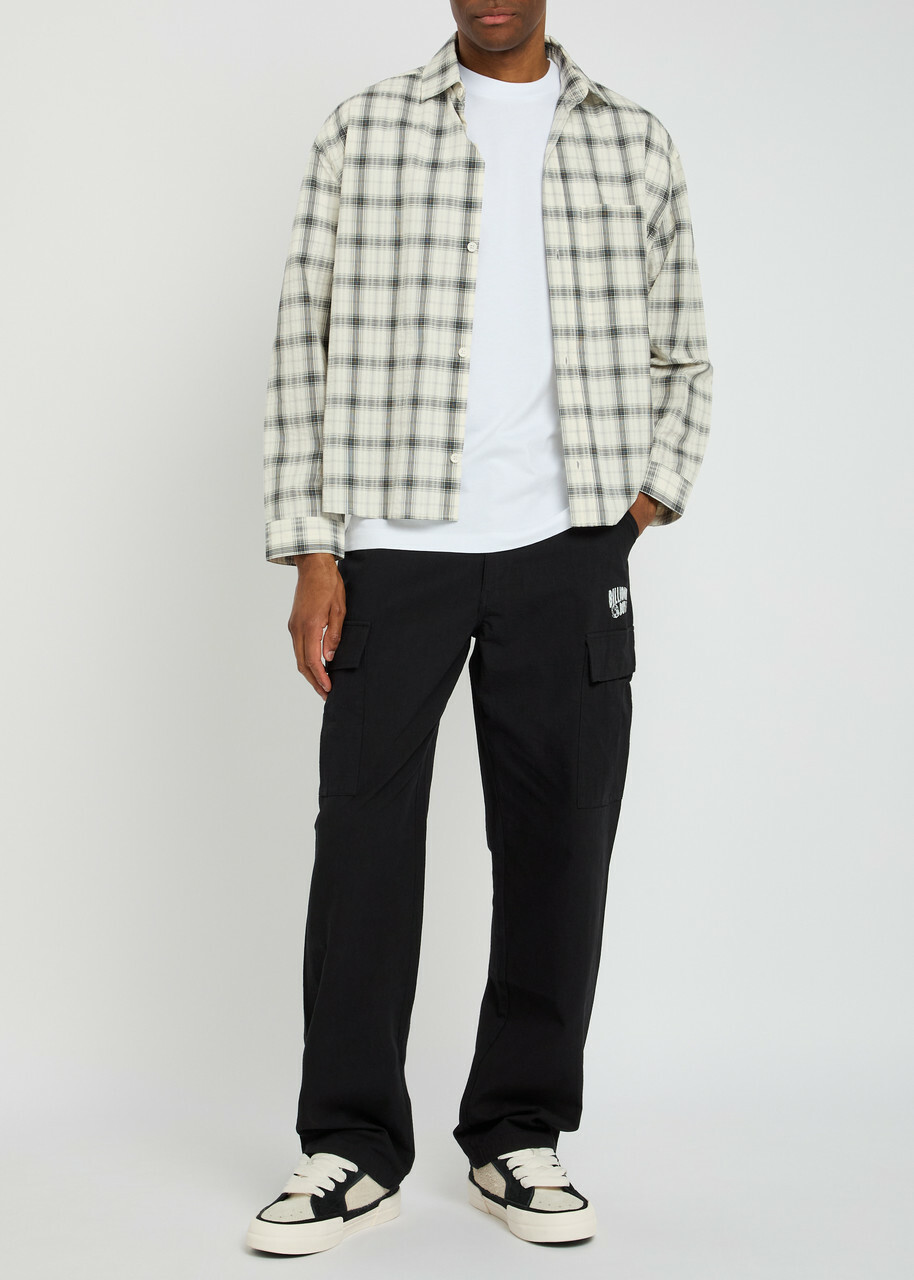 Billionaire Boys Club Small Arch Logo-print Cotton Cargo Trousers Black