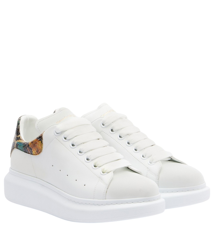 Photo: McQueen Oversized leather sneakers