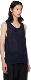 Our Legacy Navy Relaxed Tank Top