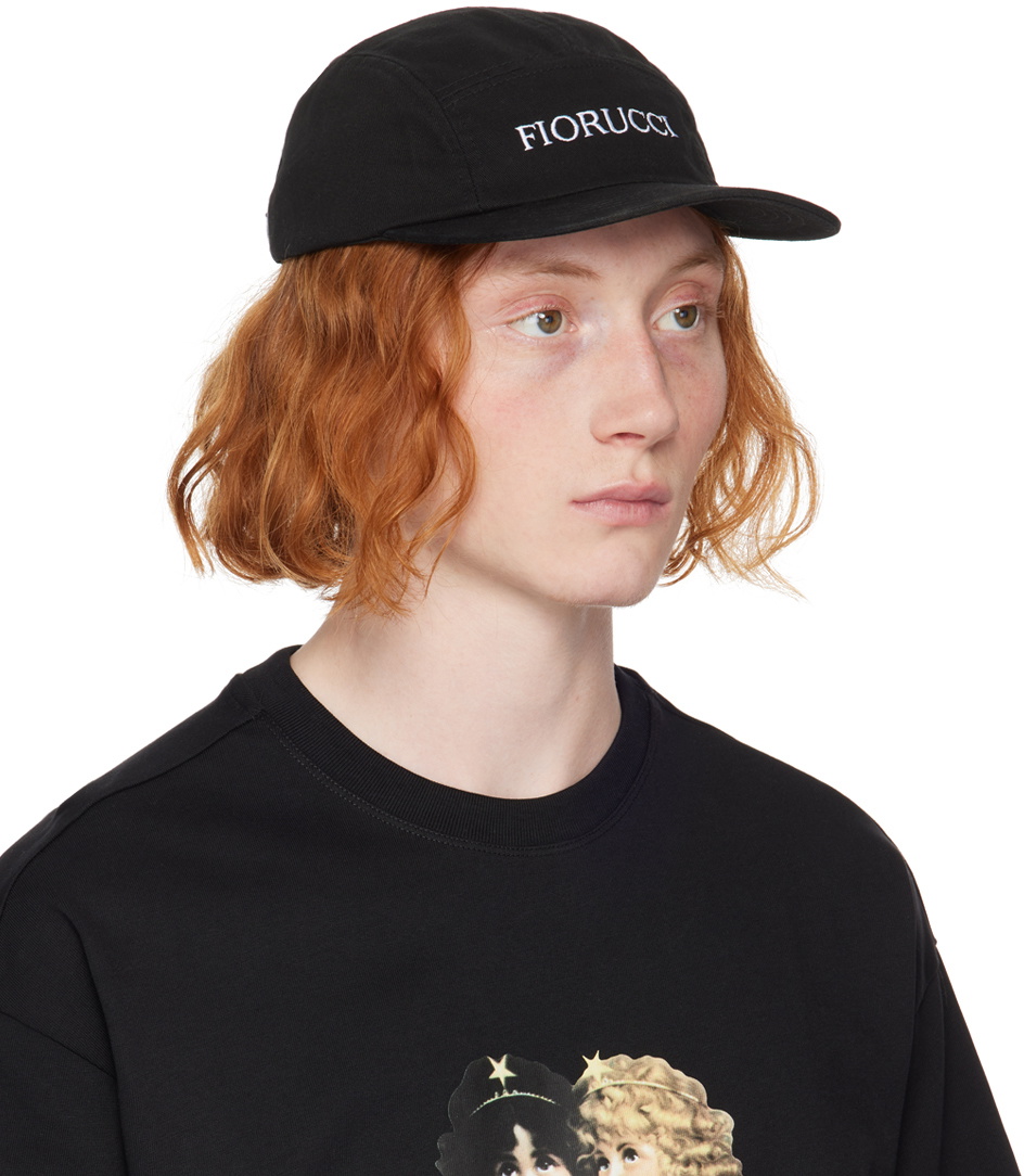 Fiorucci Black Embroidered Cap Fiorucci