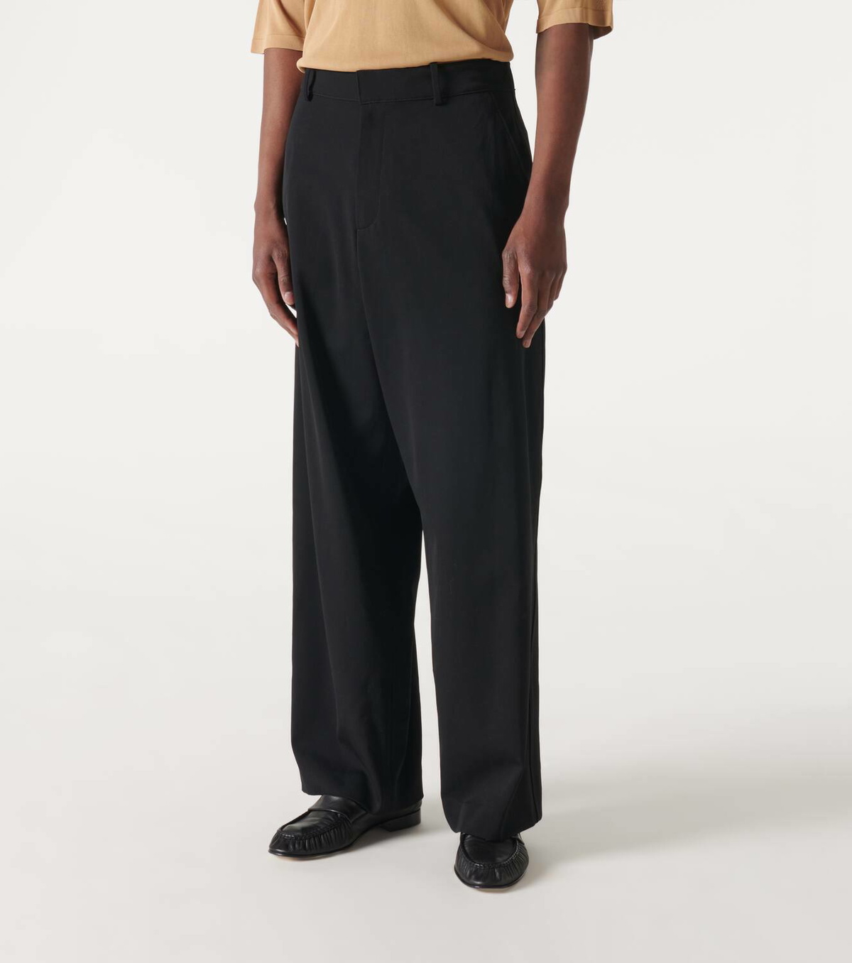 パンツ The Row Barrie wool wide-leg pants THE ROW Barrie wide-leg wool-crepe pants | NET-A-PORTER