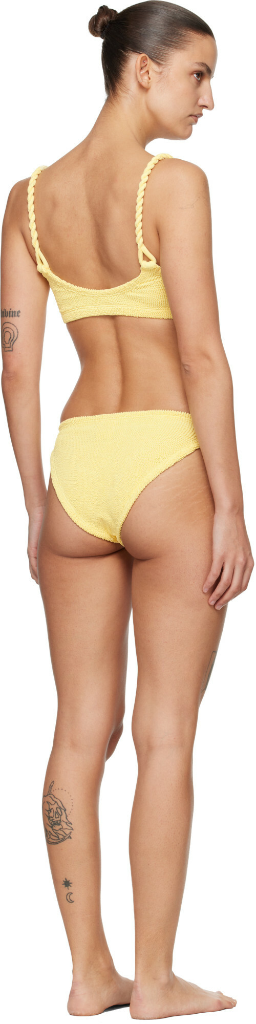 Hunza G Yellow Phoebe Underband Bikini