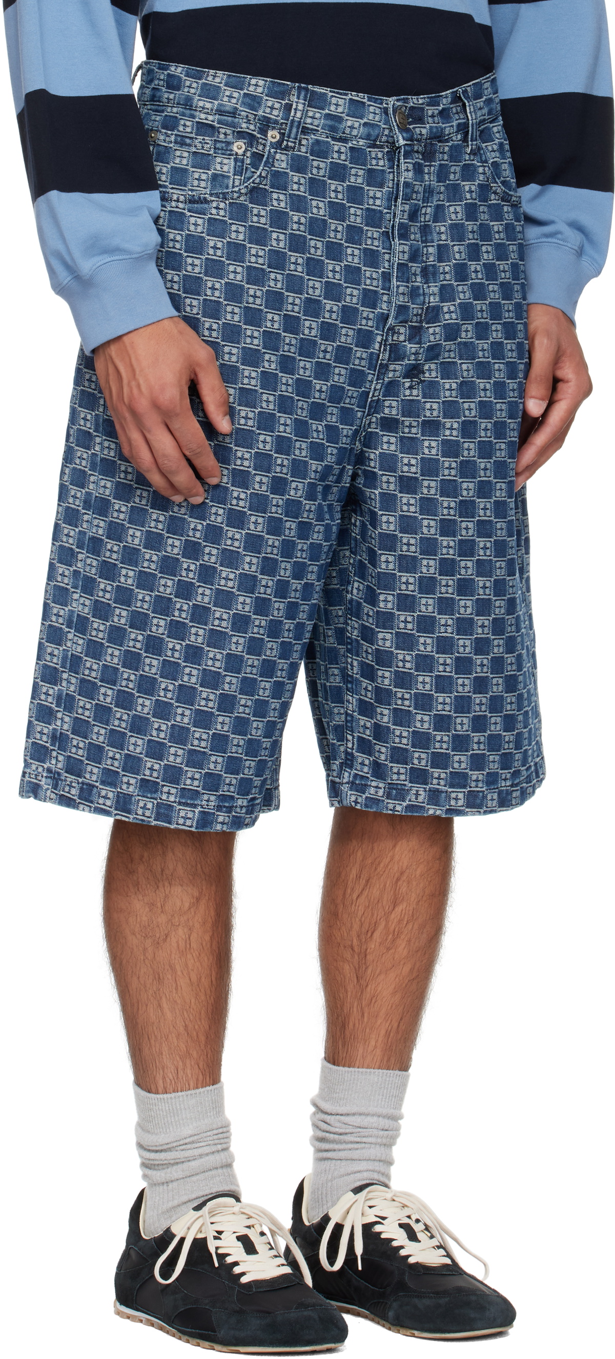 Ksubi Blue Maxx Klassik Denim Shorts