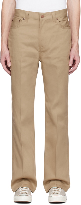 Photo: Nudie Jeans Beige Hazy Hank Trousers