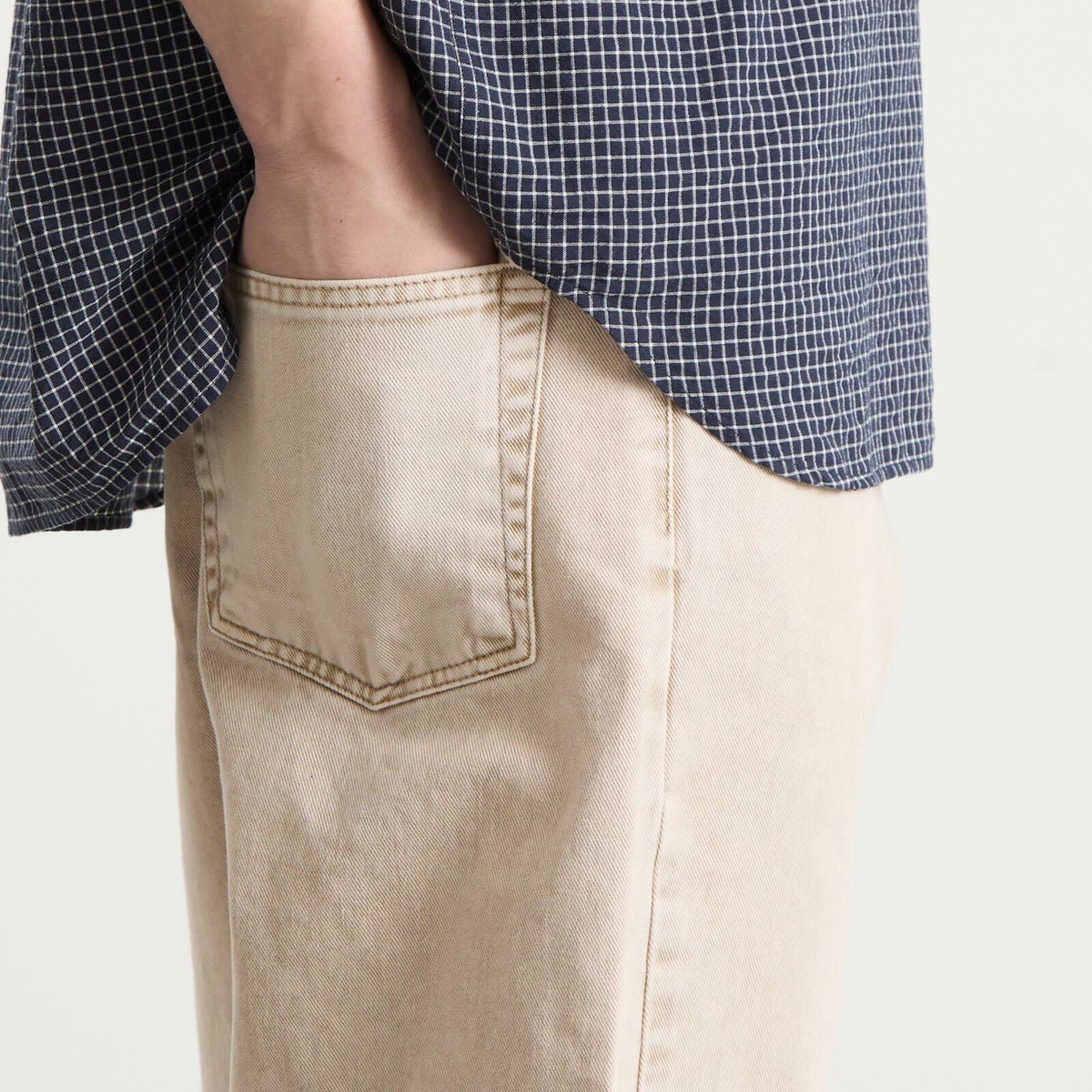 Polar Skate Co. Men's 91 Loose Straight Jeans in Sand