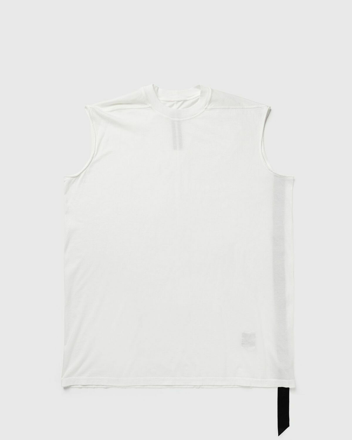 Rick Owens TARP TEE White Mens Tank Top Rick Owens
