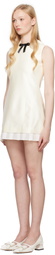 SHUSHU/TONG SSENSE Exclusive Bridal Capsule Sleeveless Slim-Fit Minidress