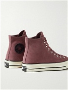 Converse - Chuck 70 Suede High-Top Sneakers - Red