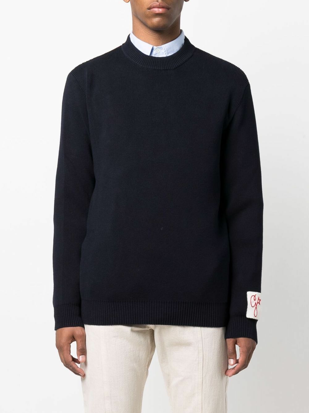 スウェット・トレーナー GOLDEN  DELUXE BRAND Cotton sweatshirt with logo print GOLDEN GOOSE - Logo Cotton Sweatshirt Golden Goose Deluxe Brand