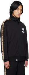 AAPE by A Bathing Ape Black MoonFace Track Jacket