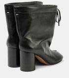 Maison Margiela Tabi drawstring leather ankle boots