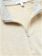Peter Millar - Crown Comfort Cotton-Blend Piqué Half-Zip Sweatshirt - Neutrals