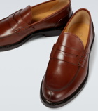 Brunello Cucinelli - Leather penny loafers