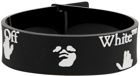 Off-White Black Rubber Logo Bracelet