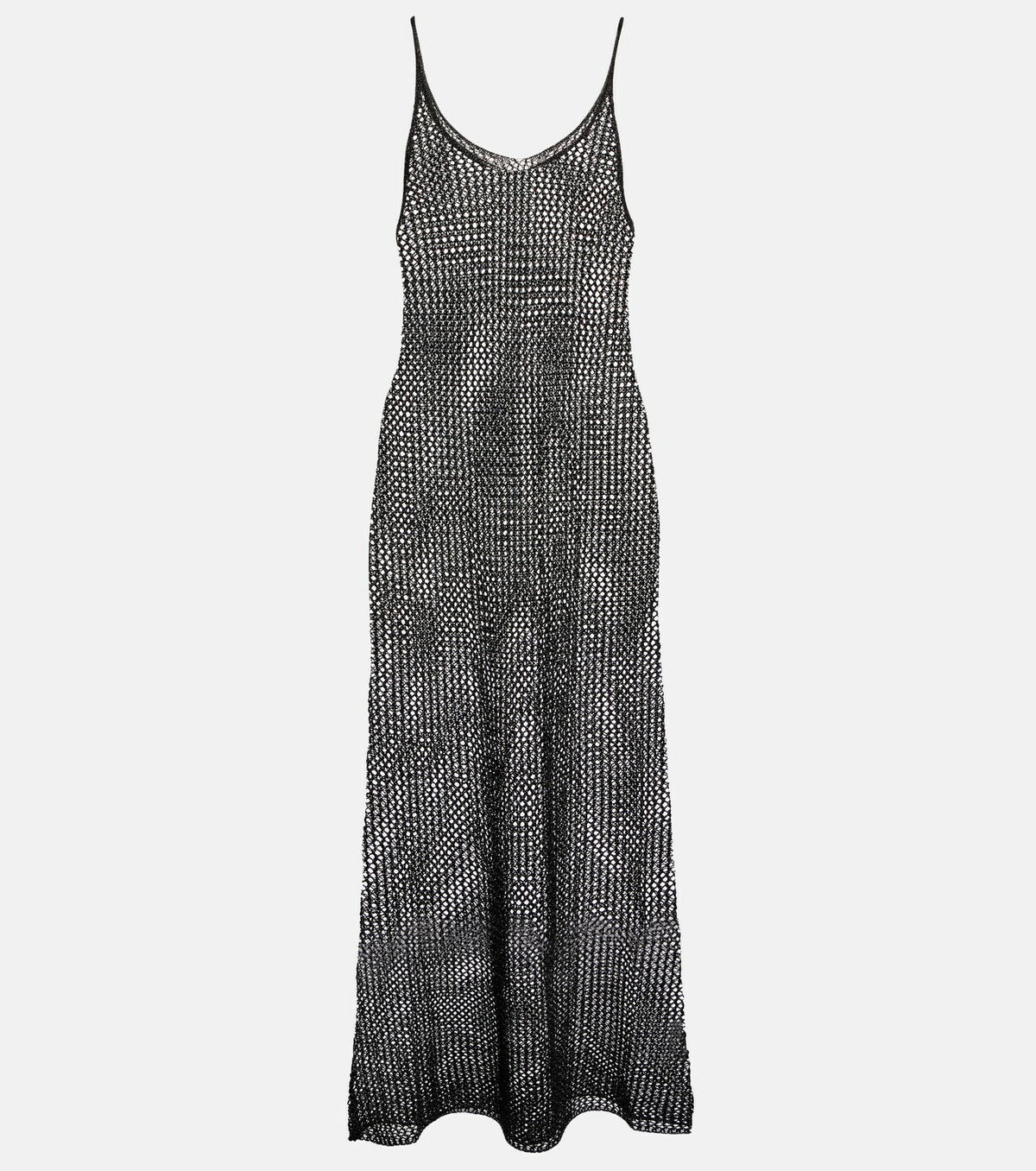 Dodo Bar Or Corin metallic-effect midi dress