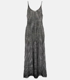 Dodo Bar Or Corin metallic-effect midi dress