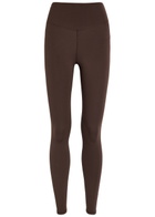 Vuori Alltheform Stretch-jersey Leggings Brown