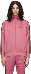 NEEDLES Pink Striped Trim Track Jacket