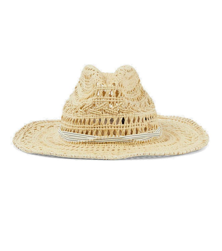 Photo: Maison Michel Austin embellished straw cowboy hat