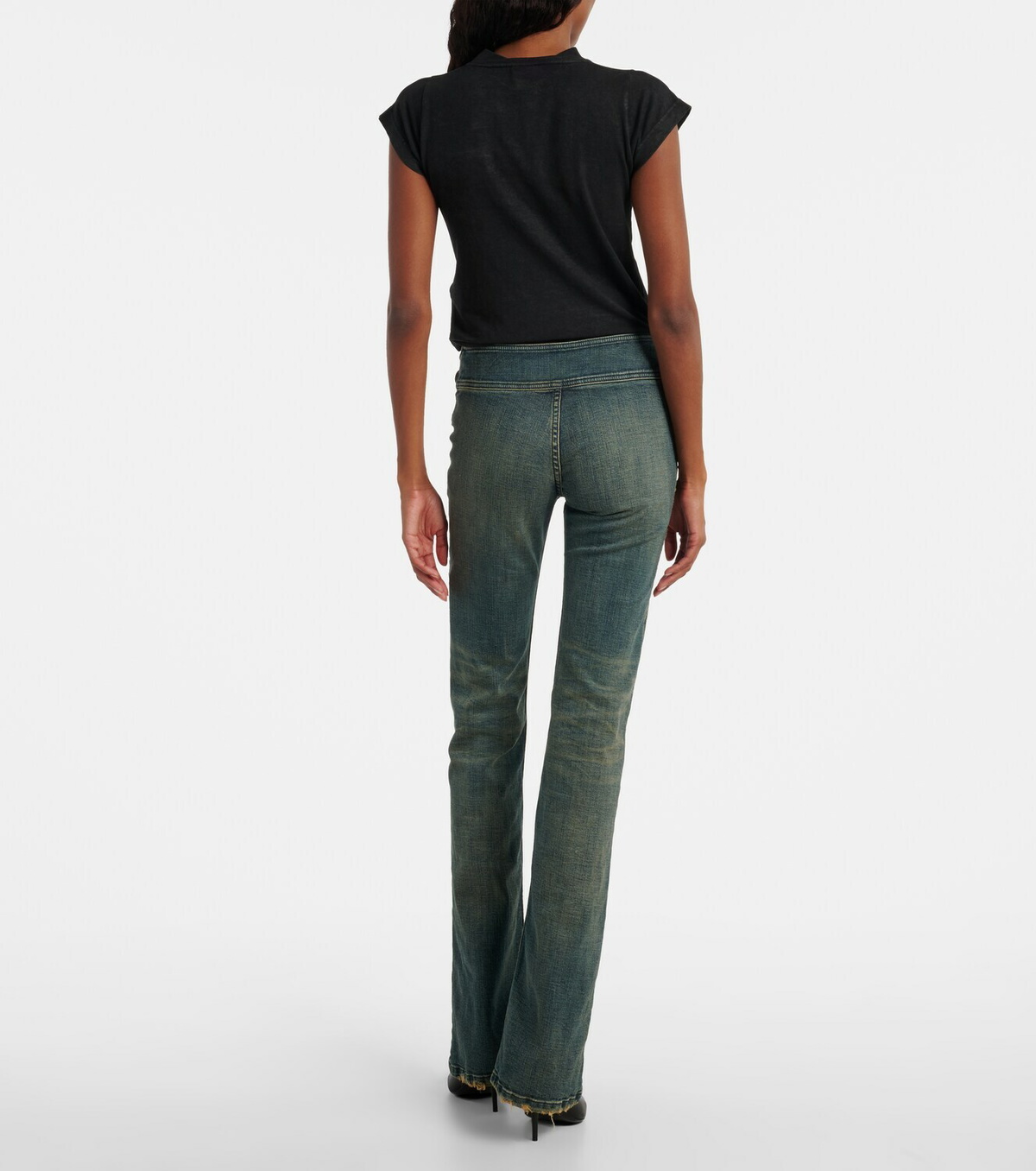 Balenciaga Low-rise bootcut jeans