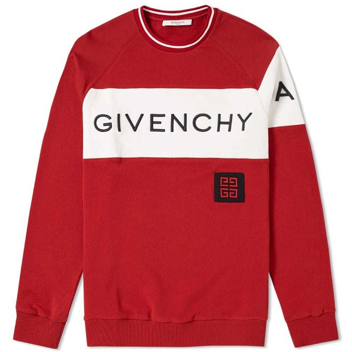 Photo: Givenchy Logo Sweat Red